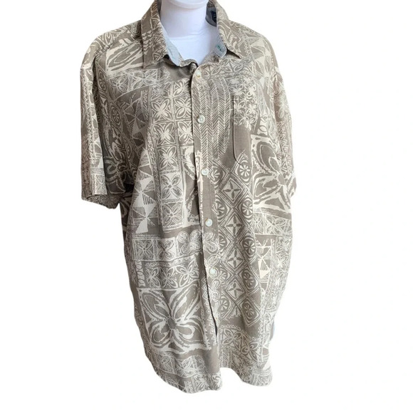 SEAPOINTE men's large button down Hawaiian shirt - Picture 1 of 7